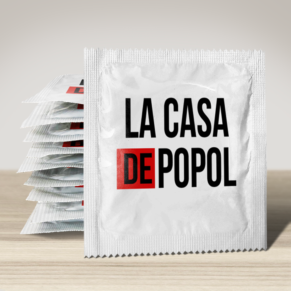 Image of funny condom "Casa de Popol", 10 units