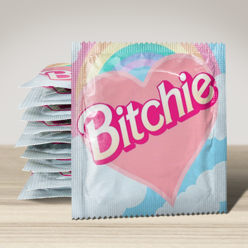 Image of funny condom "Bitchie", 10 units