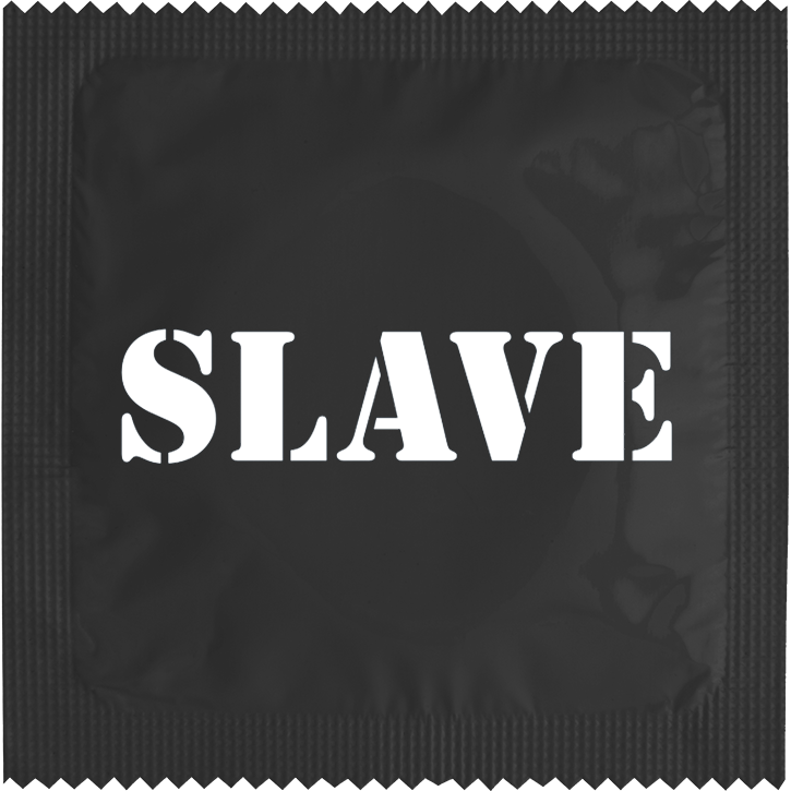 Image of funny condom "Slave"