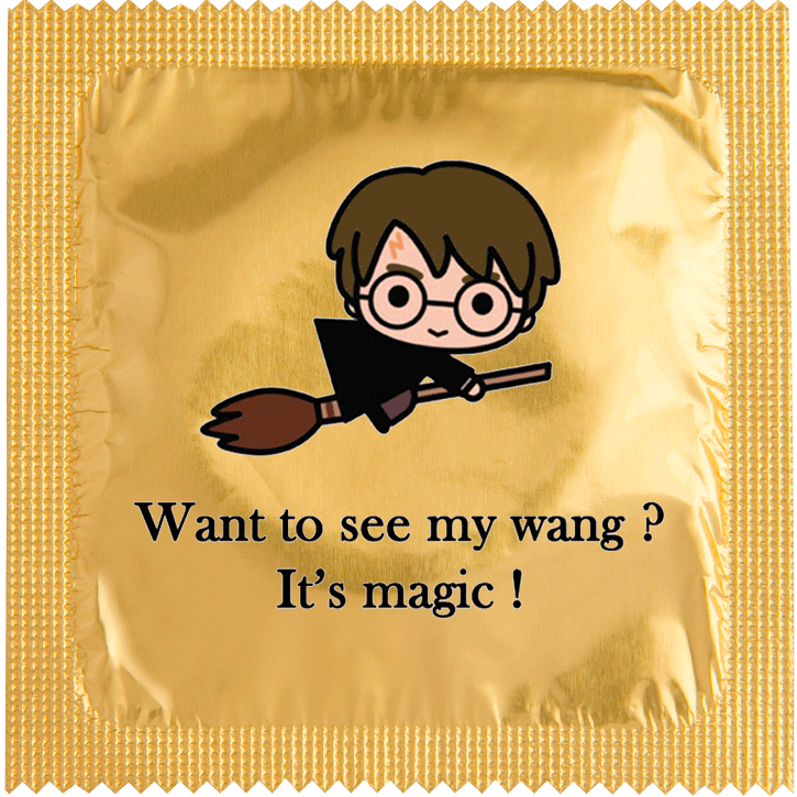 Image of funny condom "Harry P."