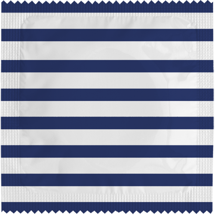Image of funny condom "Mariniere Bleu"