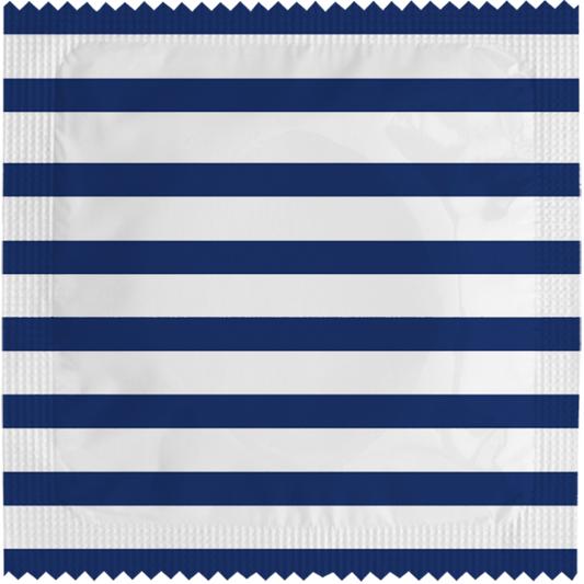 Image of funny condom "Mariniere Bleu"