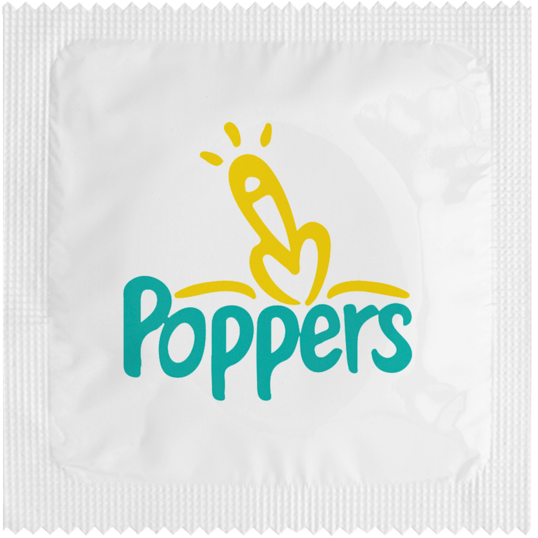 Image of funny condom "Poppers"