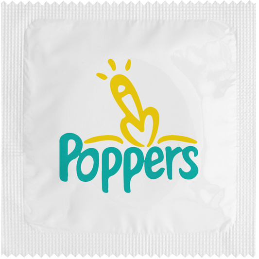 Image of funny condom "Poppers"