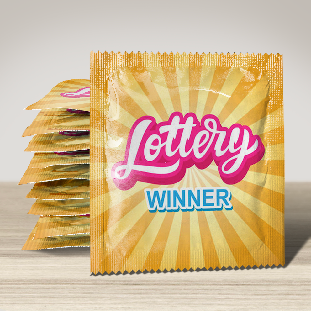 Image of funny condom "Lottery Winner"