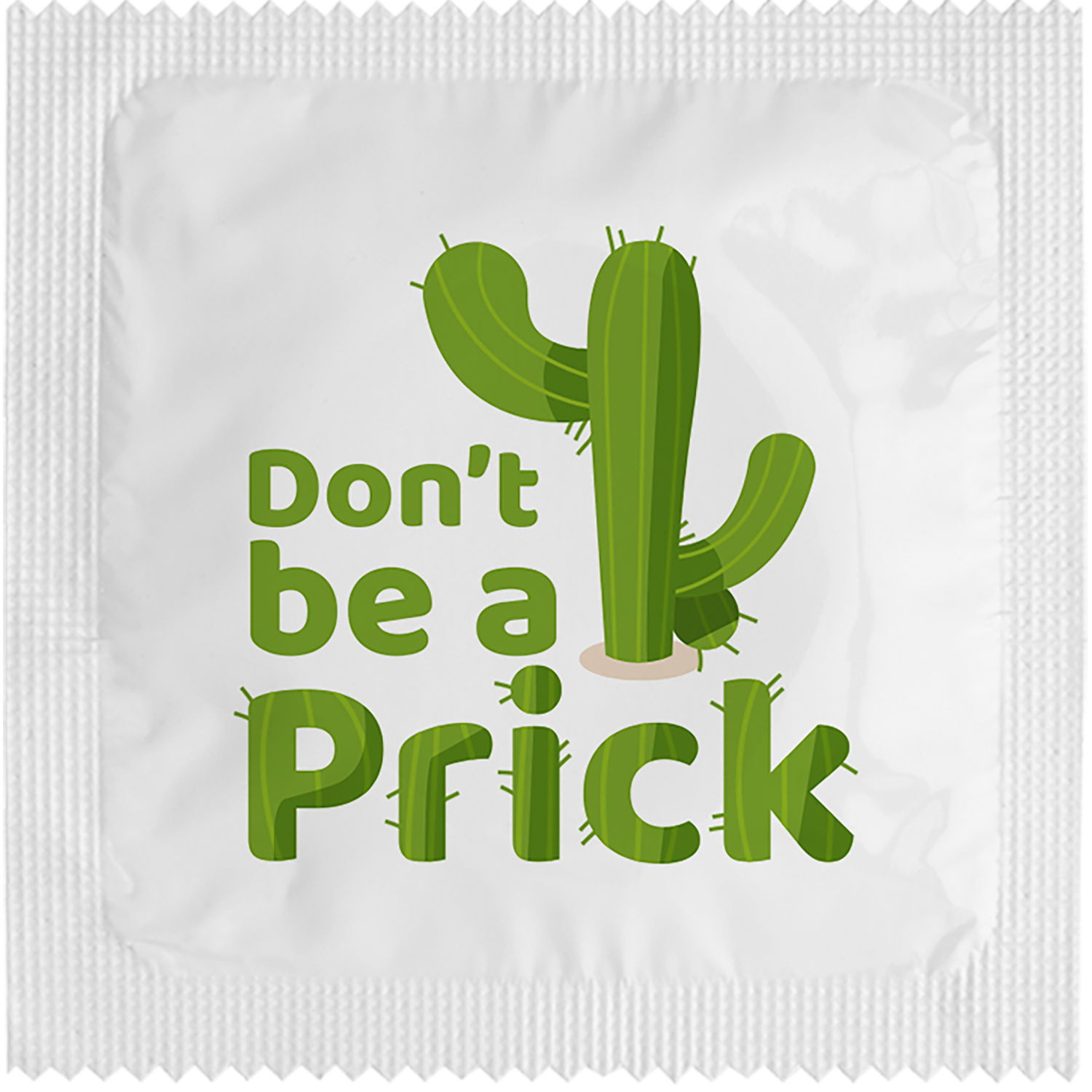 Image of funny condom "Don'T Be A Prick"