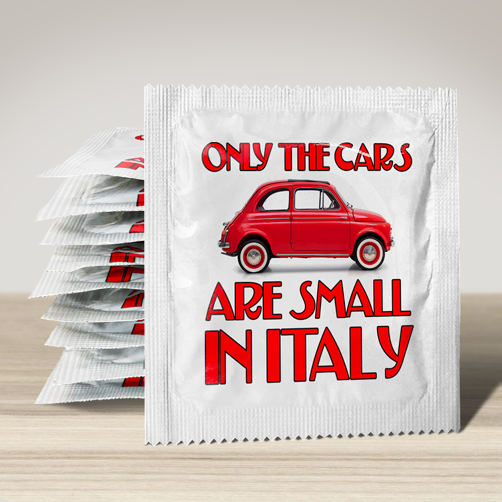 Image of funny condom "Only The Cars Are Small", 10 units