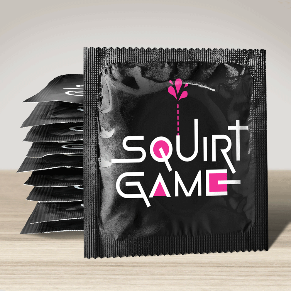 Image of funny condom "Squirt Game", 10 units