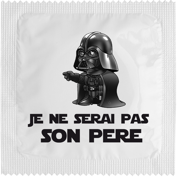 Image of funny condom "Dark Capote"