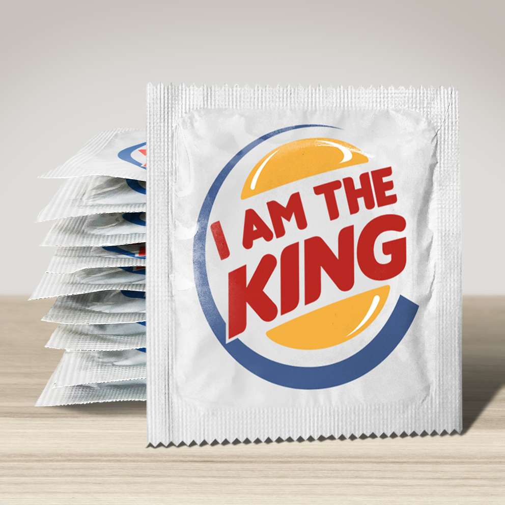 Image of funny condom "I am King", 10 units