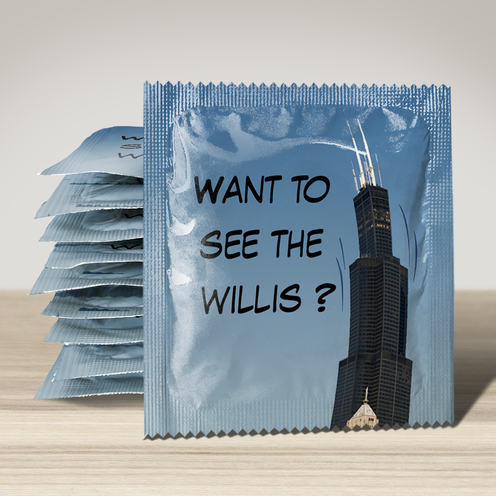 Image of funny condom "Want To See The Willis", 10 units