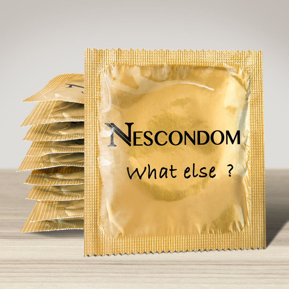 Image of funny condom "Nescondom", 10 units