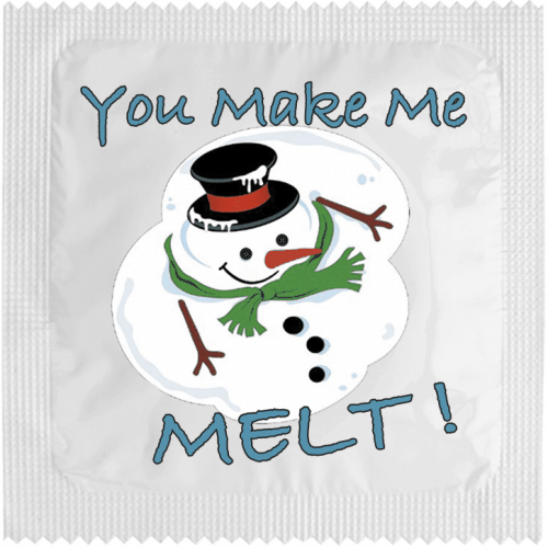 Image of funny condom "You make me melt"