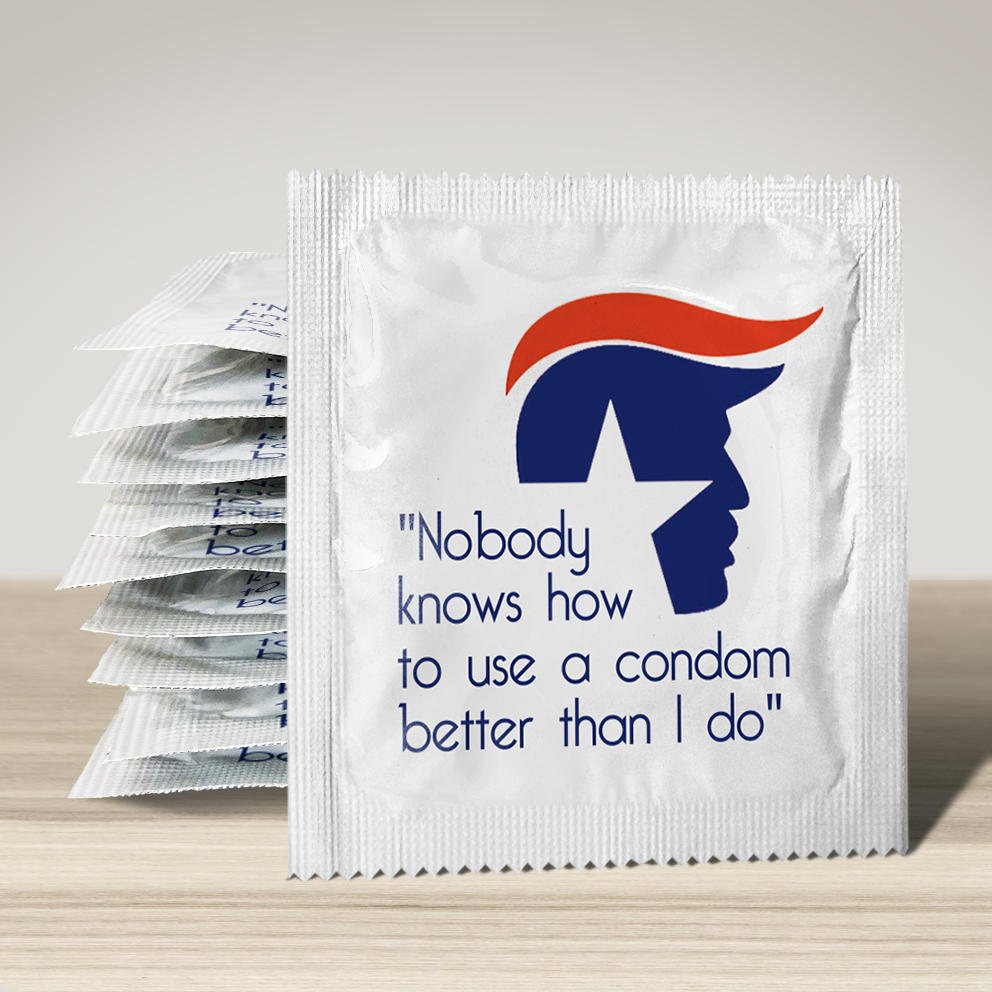 Image of funny condom "Nobody Knows How To Use A Condom Better Than I Do", 10 units