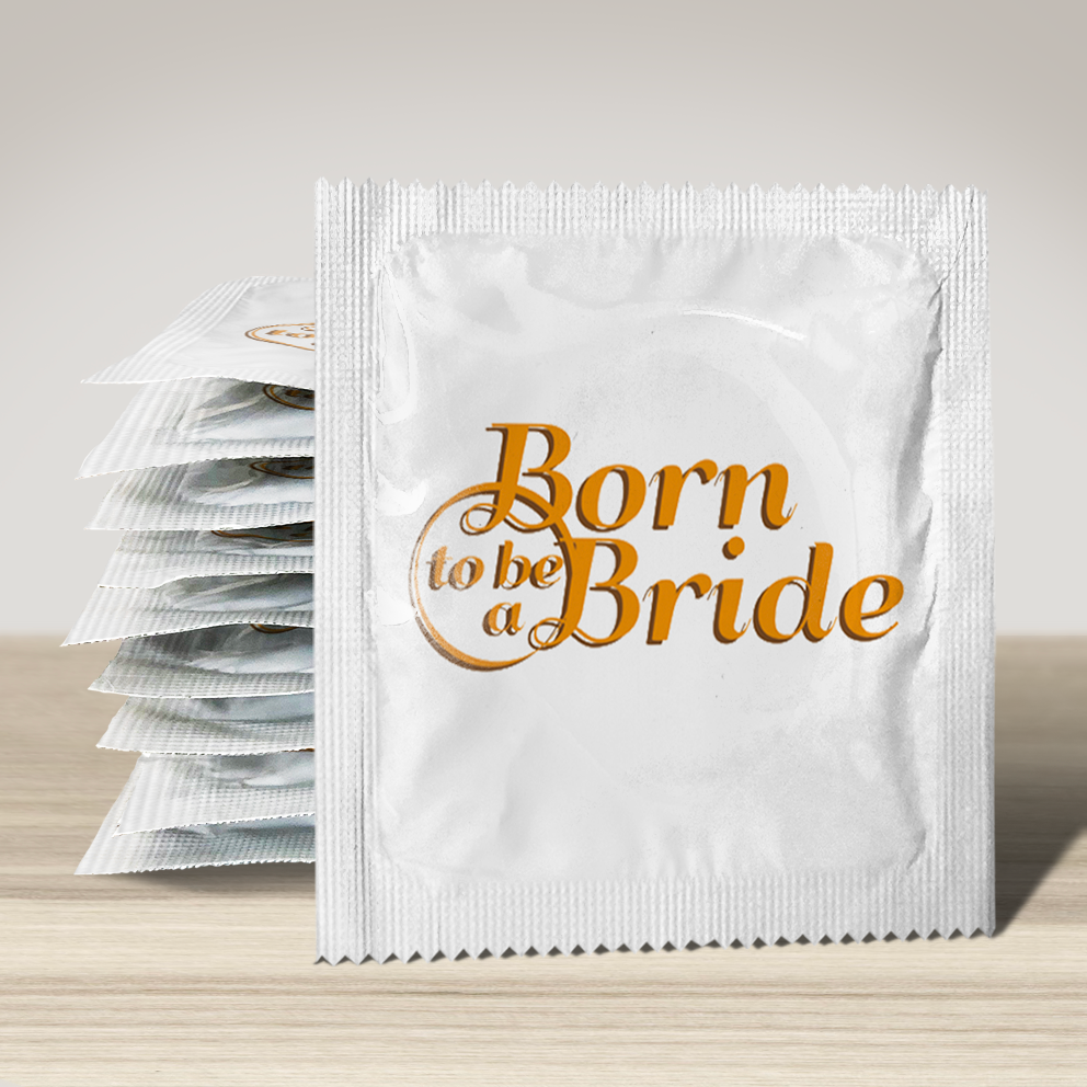 Image of funny condom "Born To Be A Bride", 10 units
