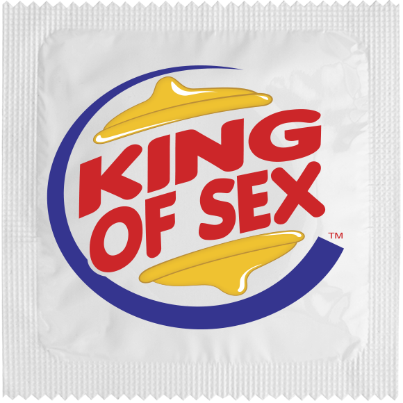 Image of funny condom "I am King"