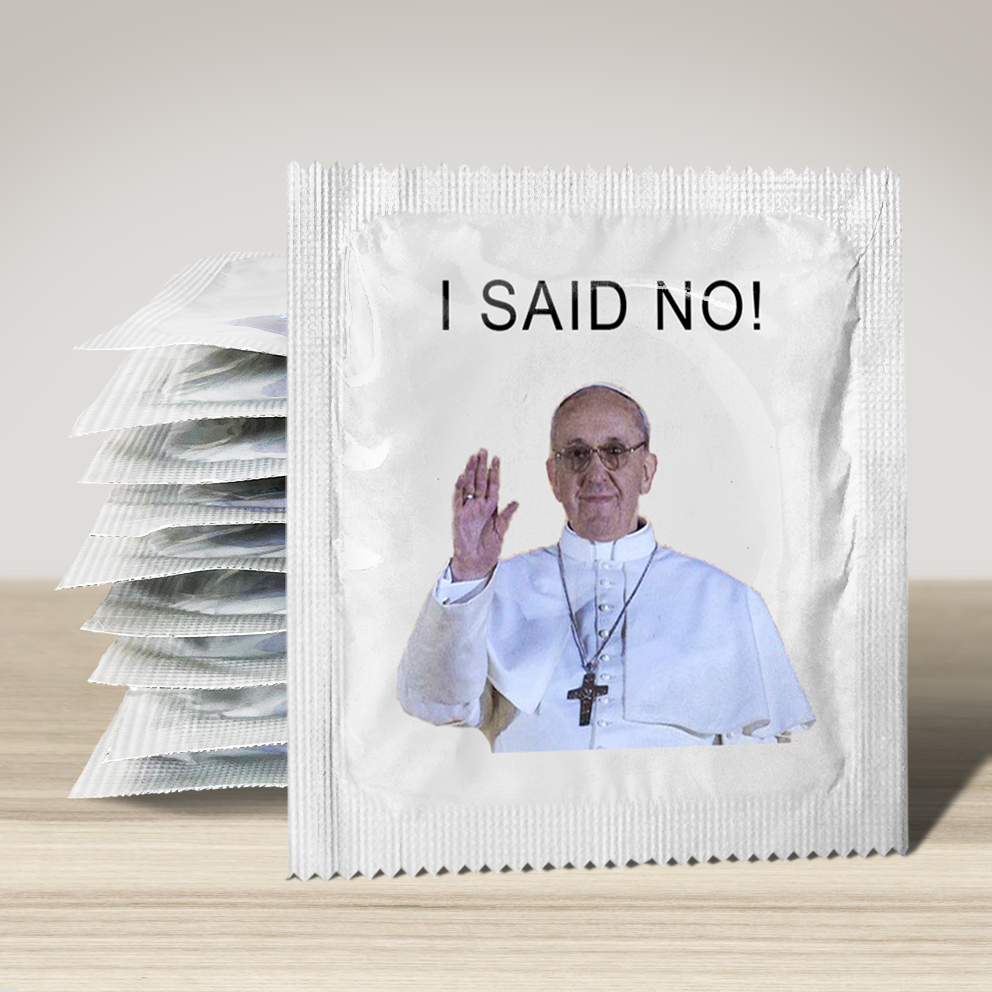 Image of funny condom "I Said No Francis", 10 units