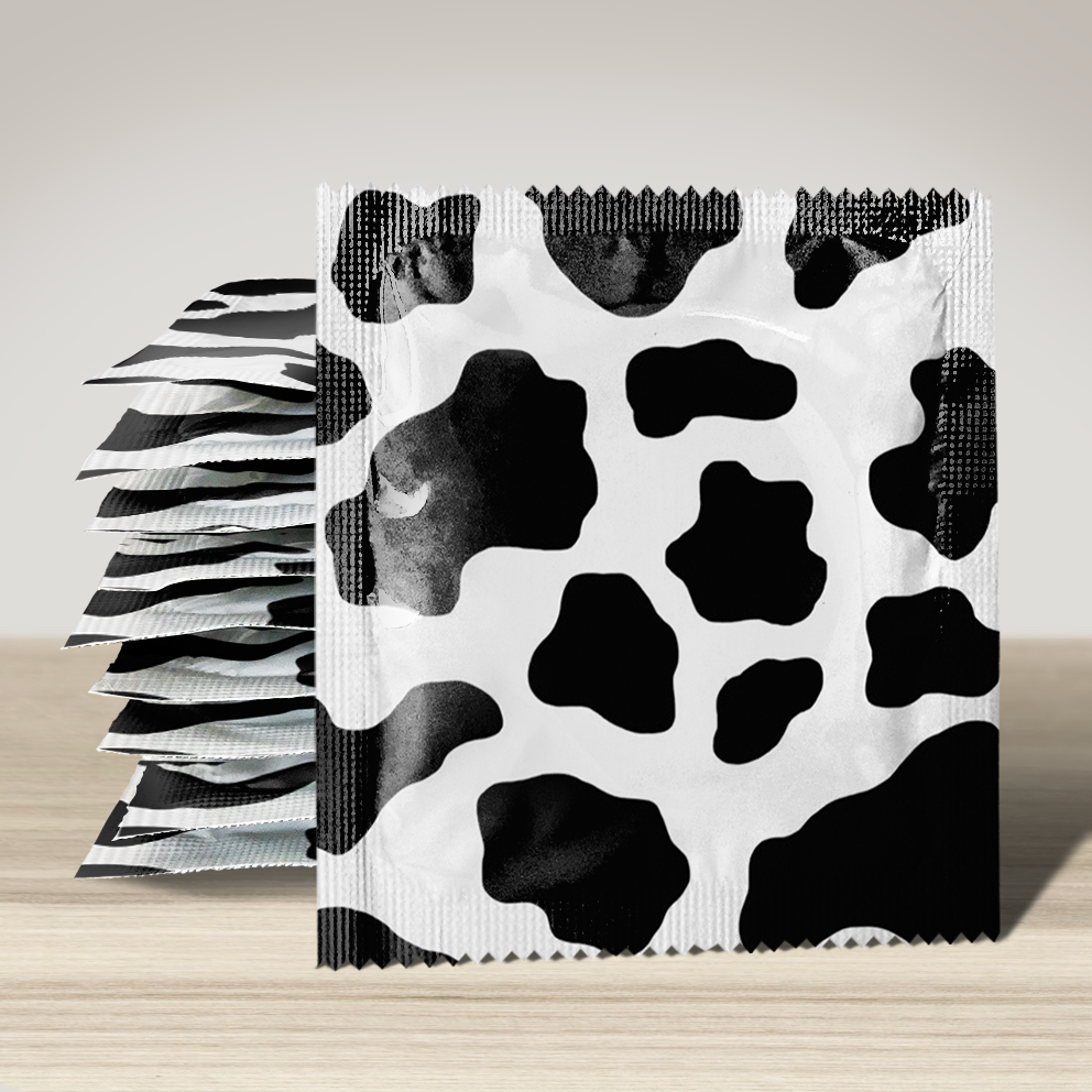 Image of funny condom "La Normande", 10 units