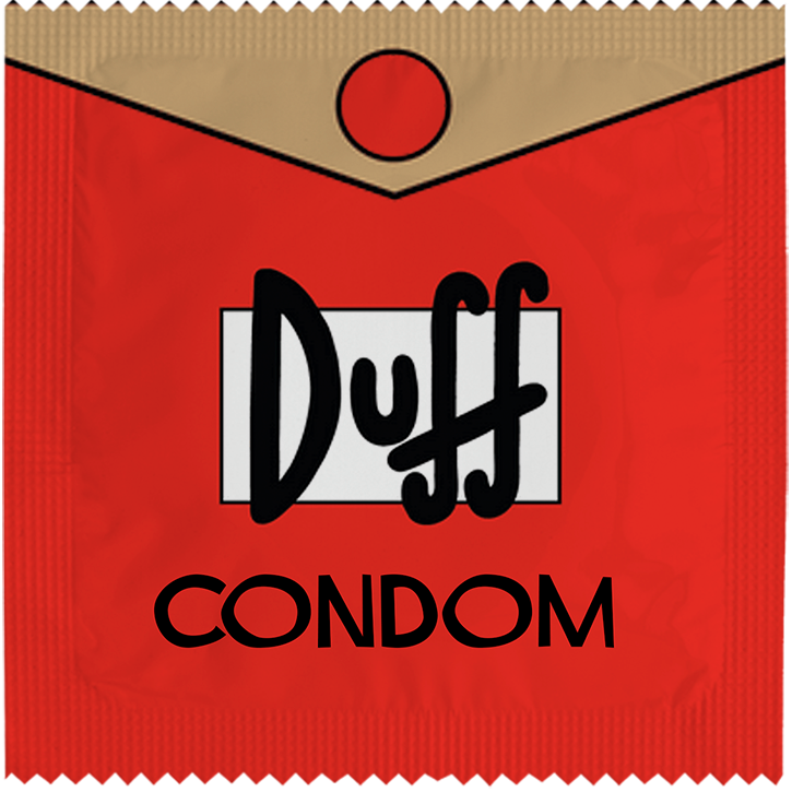 Image of funny condom "Duff Condom"
