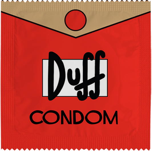Image of funny condom "Duff Condom"