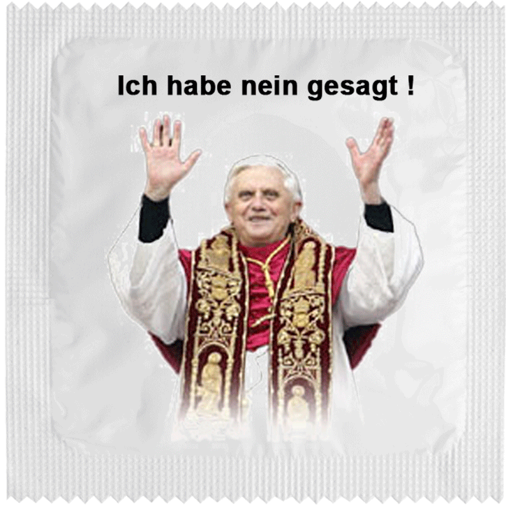 Image of funny condom "Ich Habe Nein Gesagt"