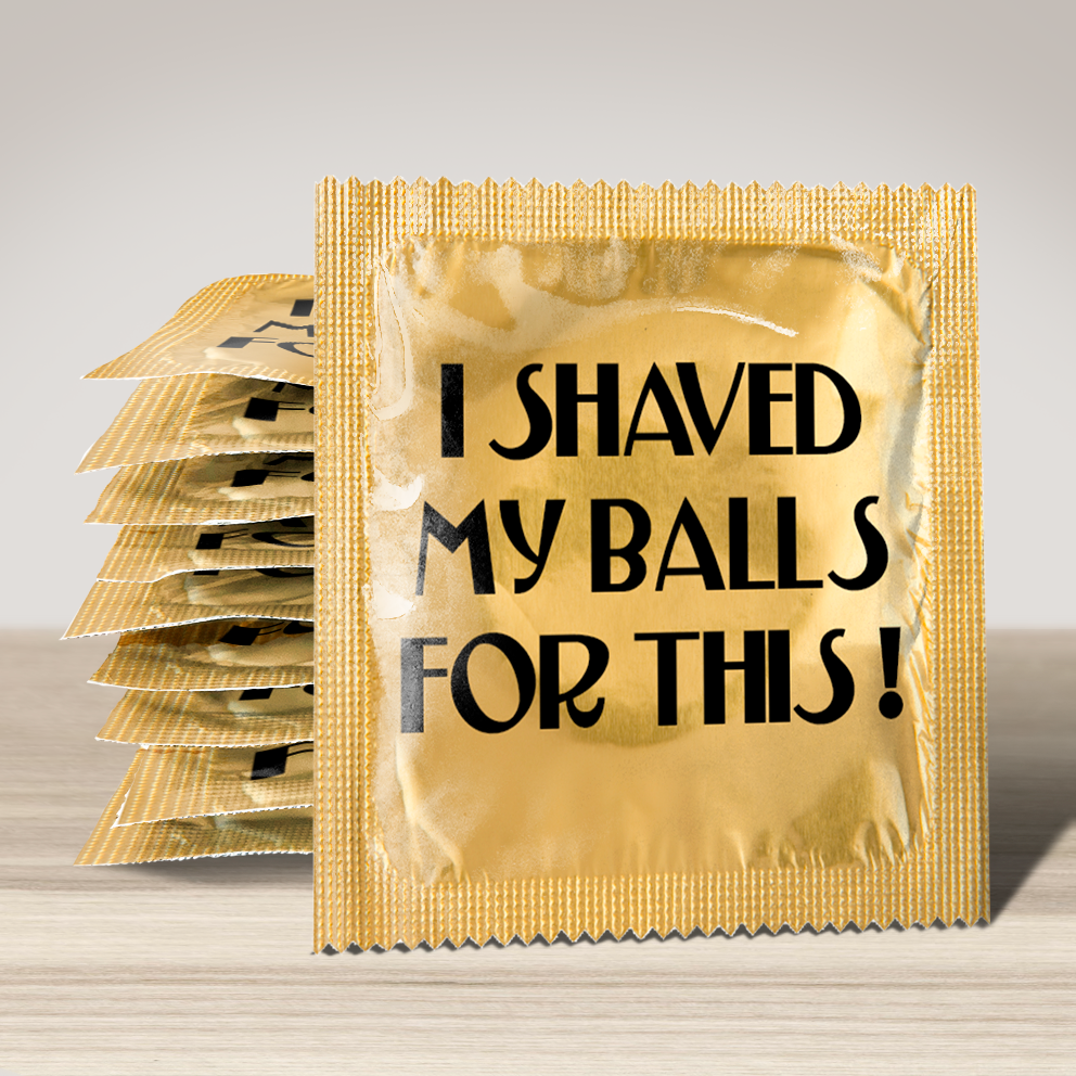 I shaved my balls ...