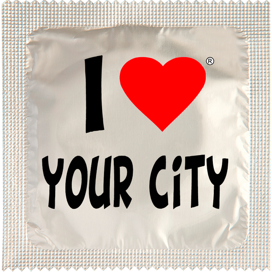 CUSTO:  I LOVE "YOUR CITY" SILVER