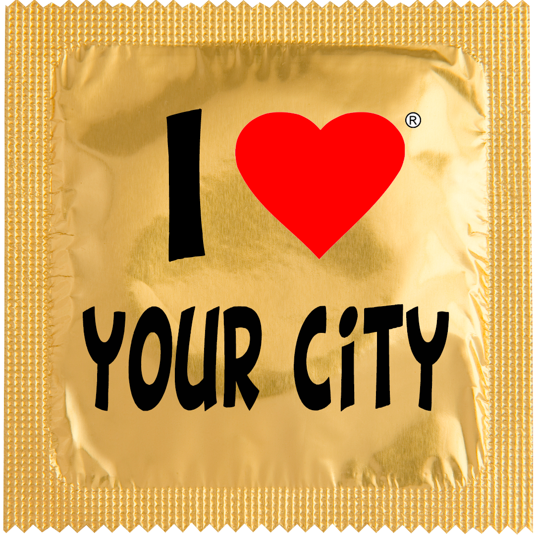 CUSTO:  I LOVE "YOUR CITY" GOLD