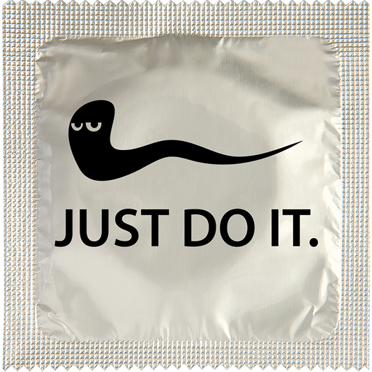 Image of funny condom "Just Do It"