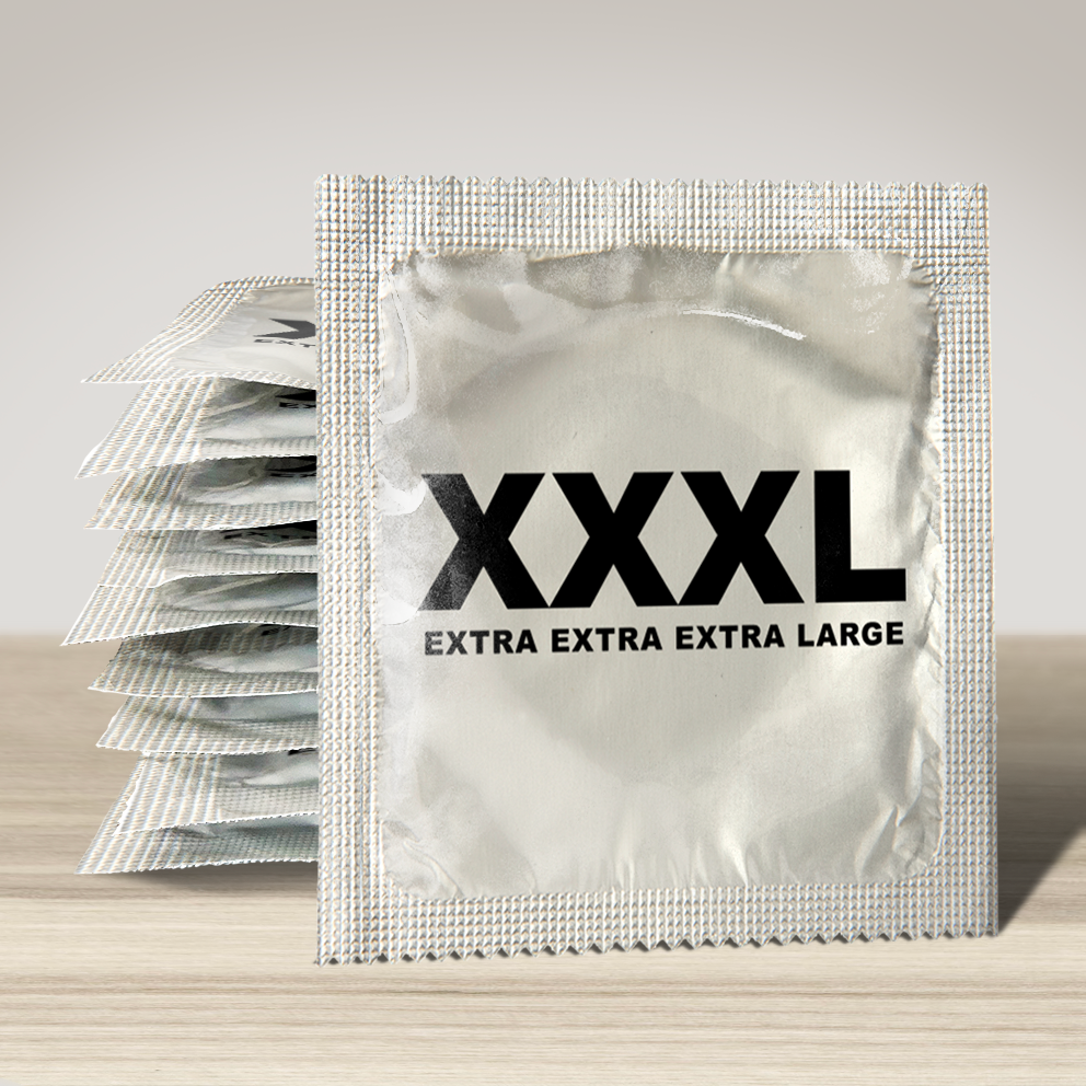 Image of funny condom "XXXL", 10 units