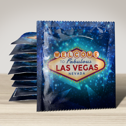 Image of funny condom "Fabulous Las Vegas", 10 units