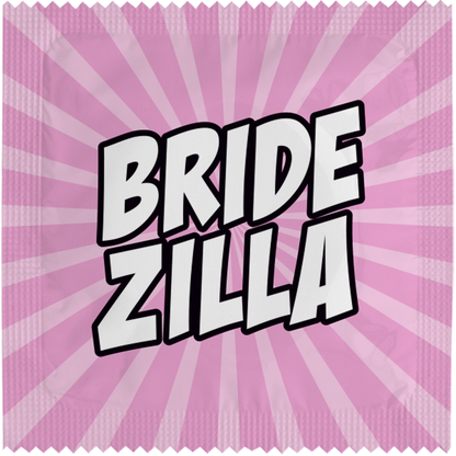 Image of funny condom "Bridezilla"