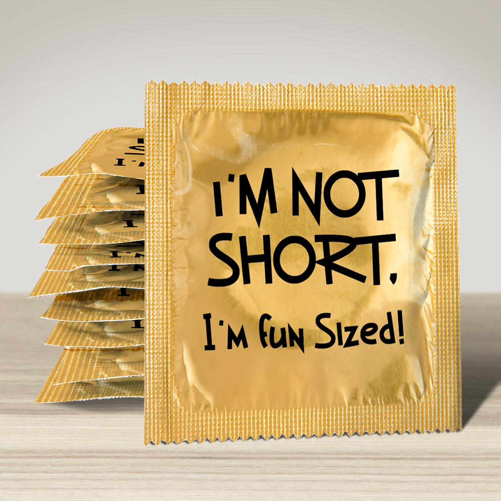 Image of funny condom "I'M Not Short", 10 units
