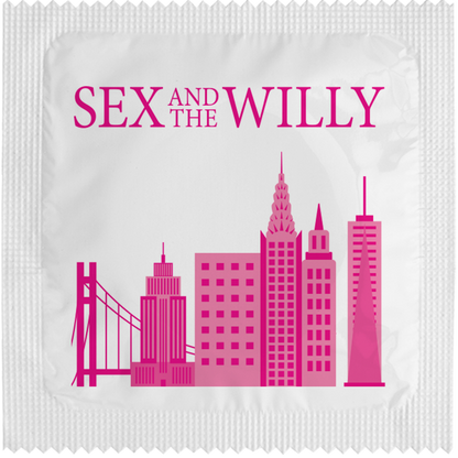 Image of funny condom "Sew And The Willy"
