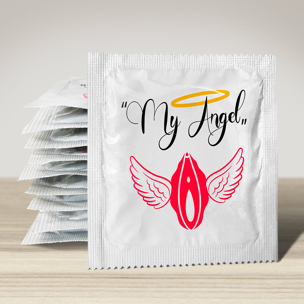 Image of funny condom "My Angel", 10 units