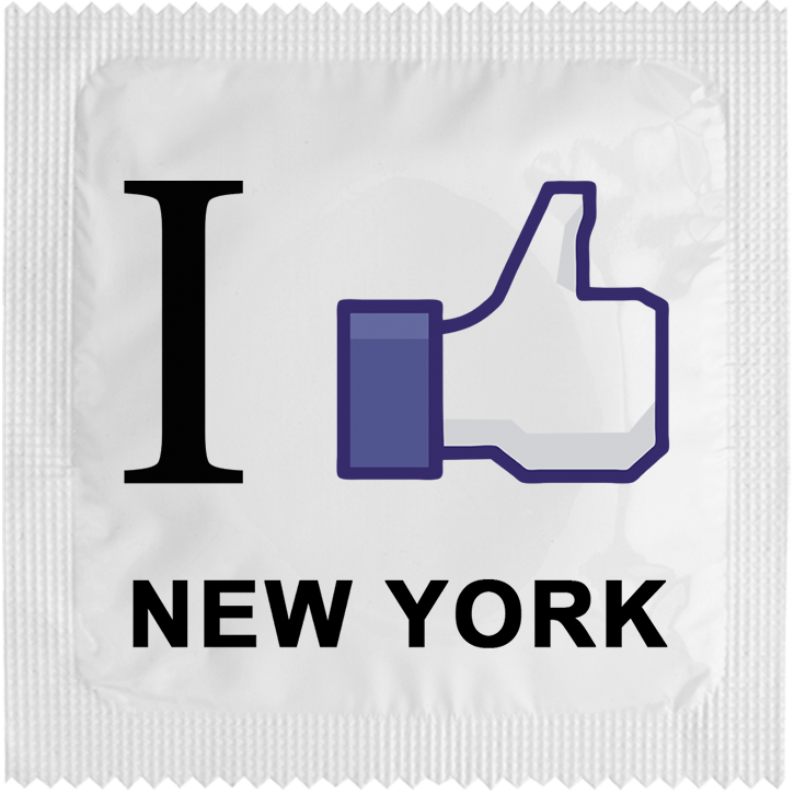 Image of funny condom "I Like New York"