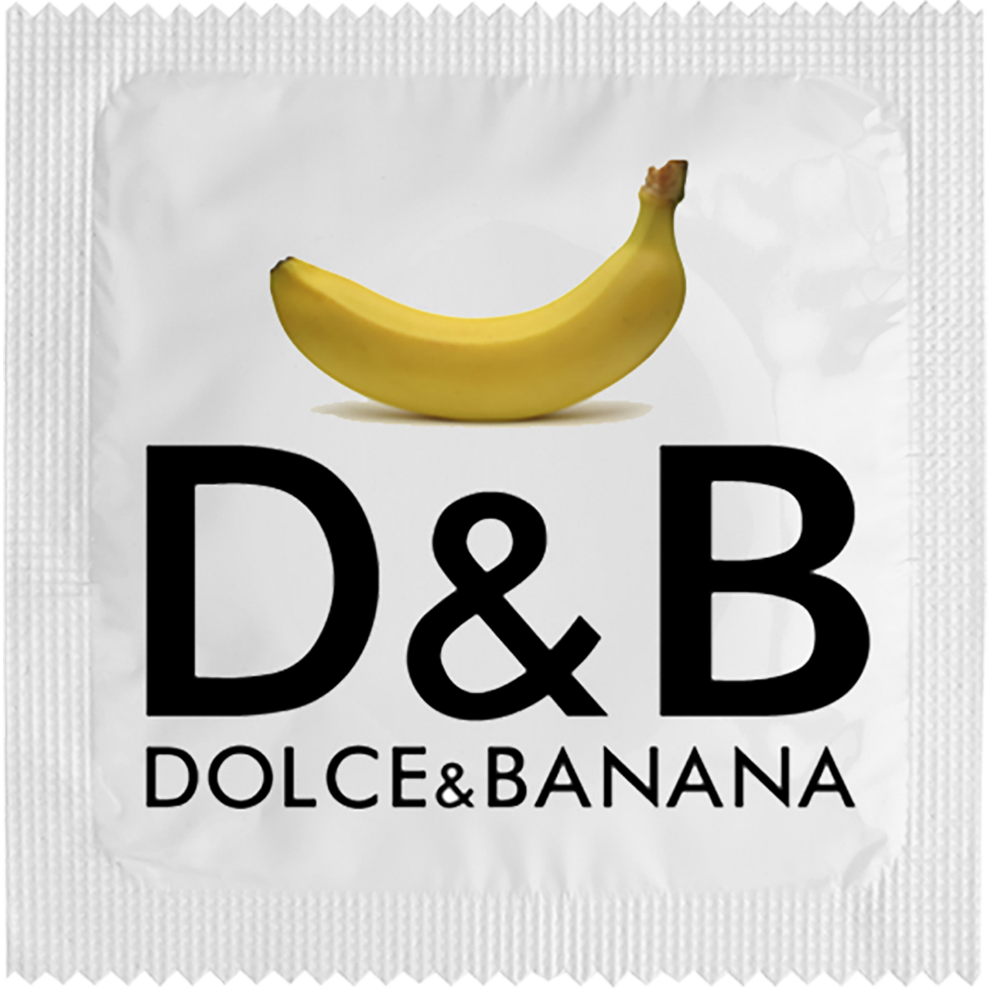 Image of funny condom "Dolce & Banana"