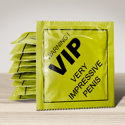 Image of funny condom "VIP", 10 units