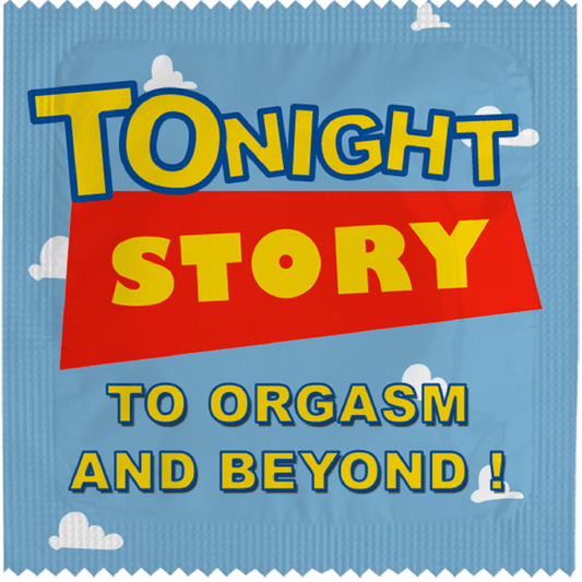 Image of funny condom "Tonight Story"