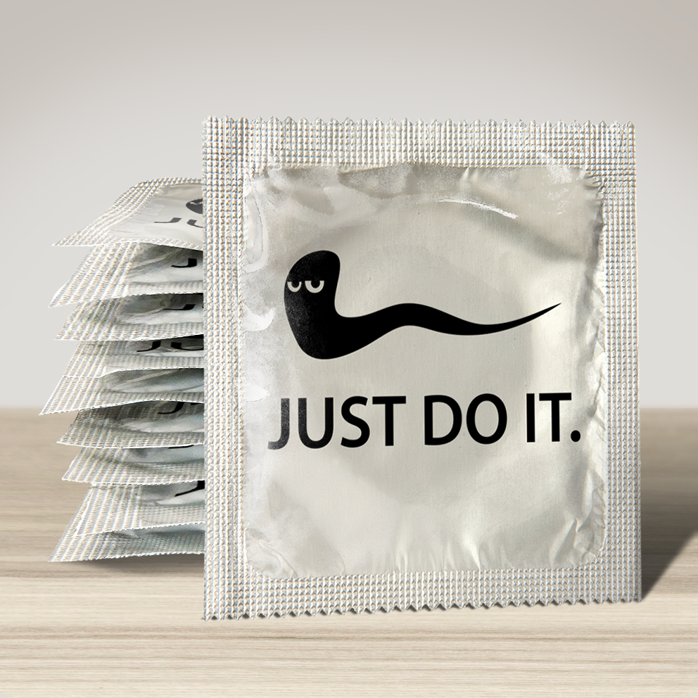 Image of funny condom "Just Do It", 10 units