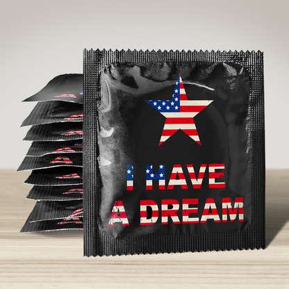 Image of funny condom "I Have A Dream", 10 units