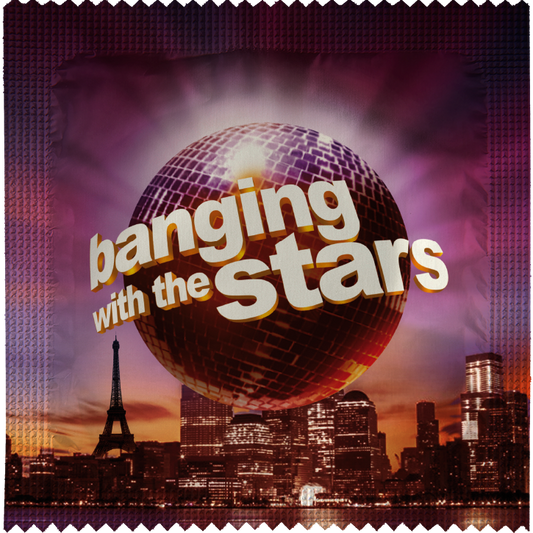 Image of funny condom "Banging With The Stars"
