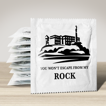 Image of funny condom "Alcatraz", 10 units
