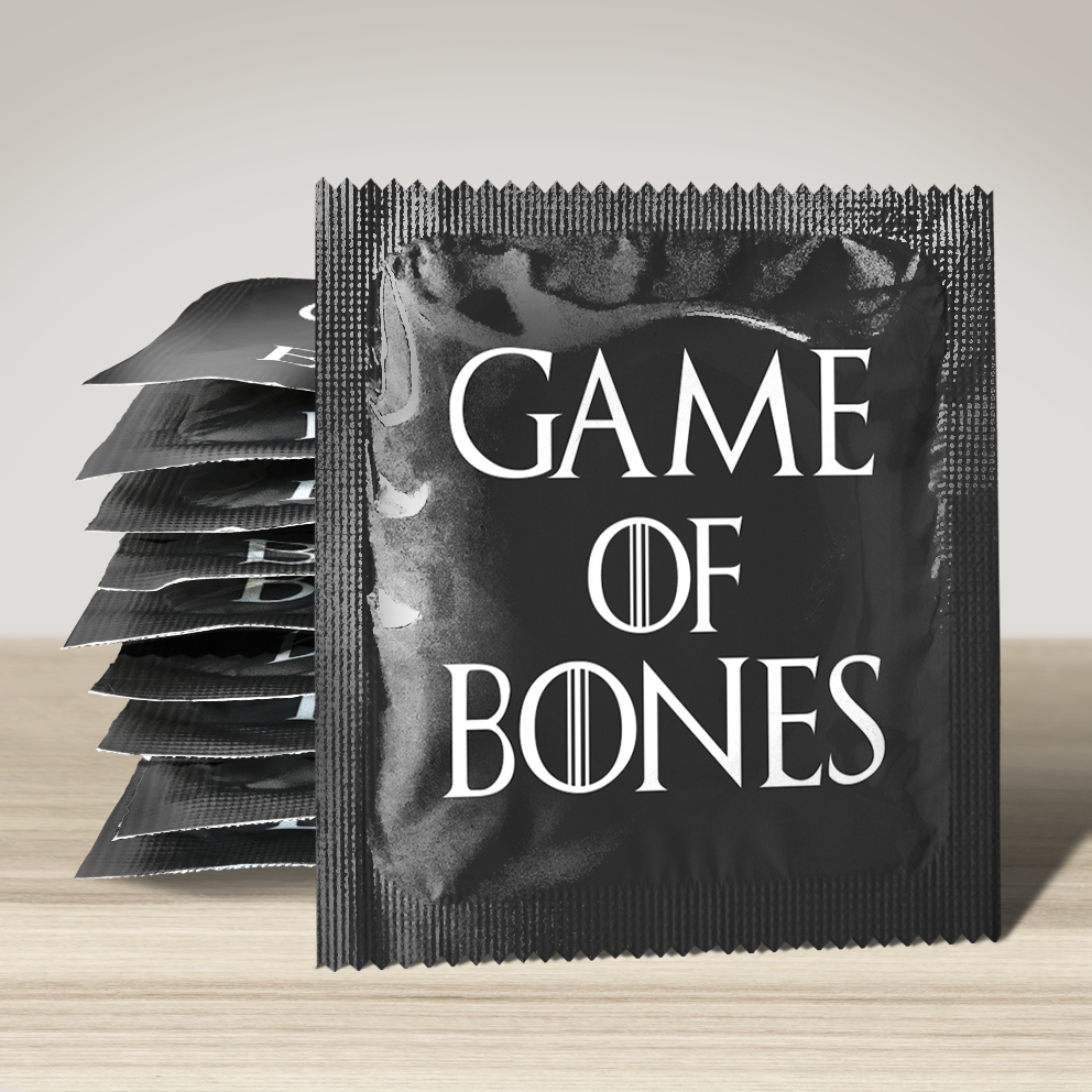 Image of funny condom "Game Of Bones", 10 units