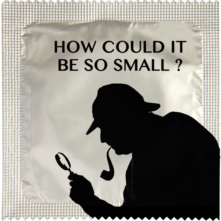 Image of funny condom "How Could It Be So Small"