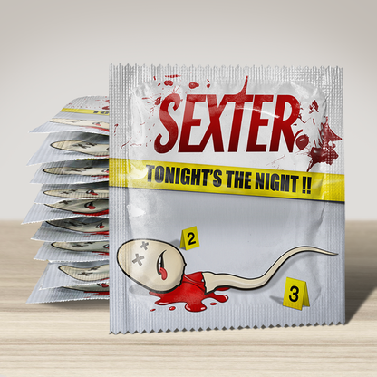 Image of funny condom "Sexter", 10 units