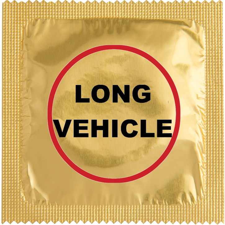 Image of funny condom "Long Vehicle"
