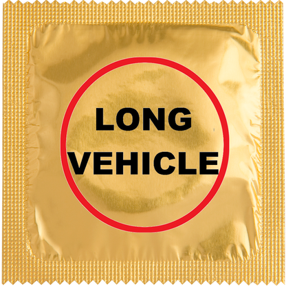 Image of funny condom "Long Vehicle"