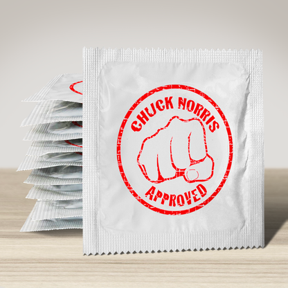 Image of funny condom "Chuck Norris", 10 units