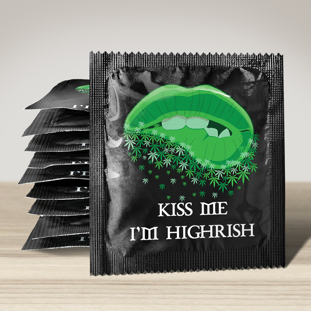 Image of funny condom "Highrish Sexy Condom", 10 units